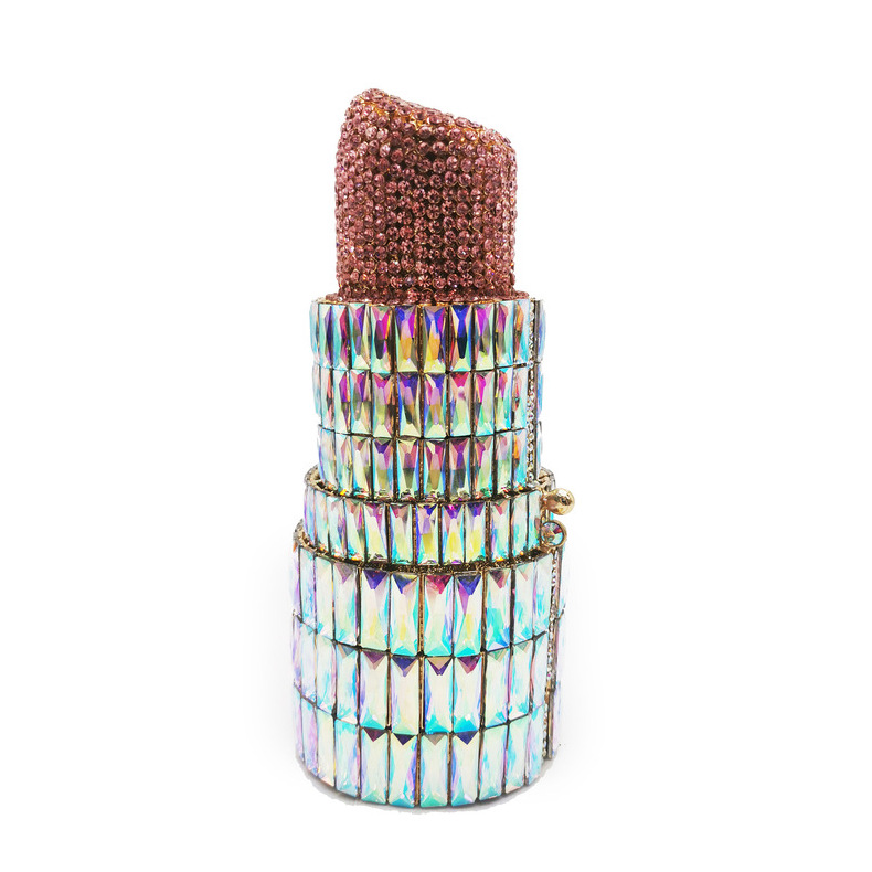 Estuche de lentejuelas en forma de tubo de labial
