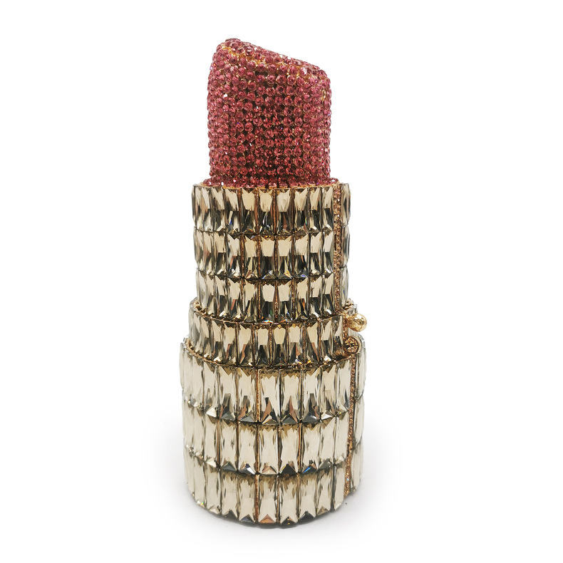 Estuche de lentejuelas en forma de tubo de labial