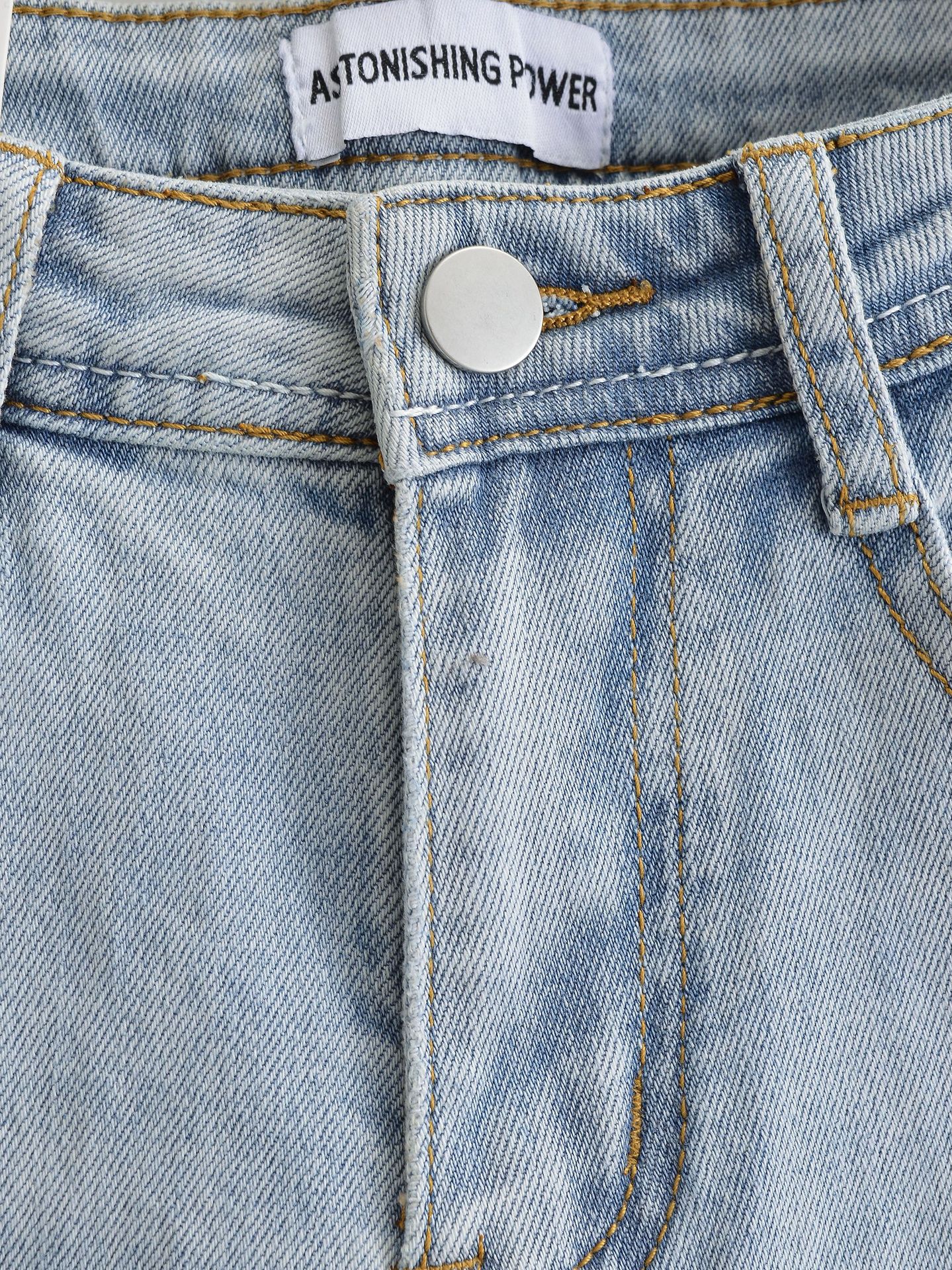 Pantalones skinny retro de cintura alta para niños
