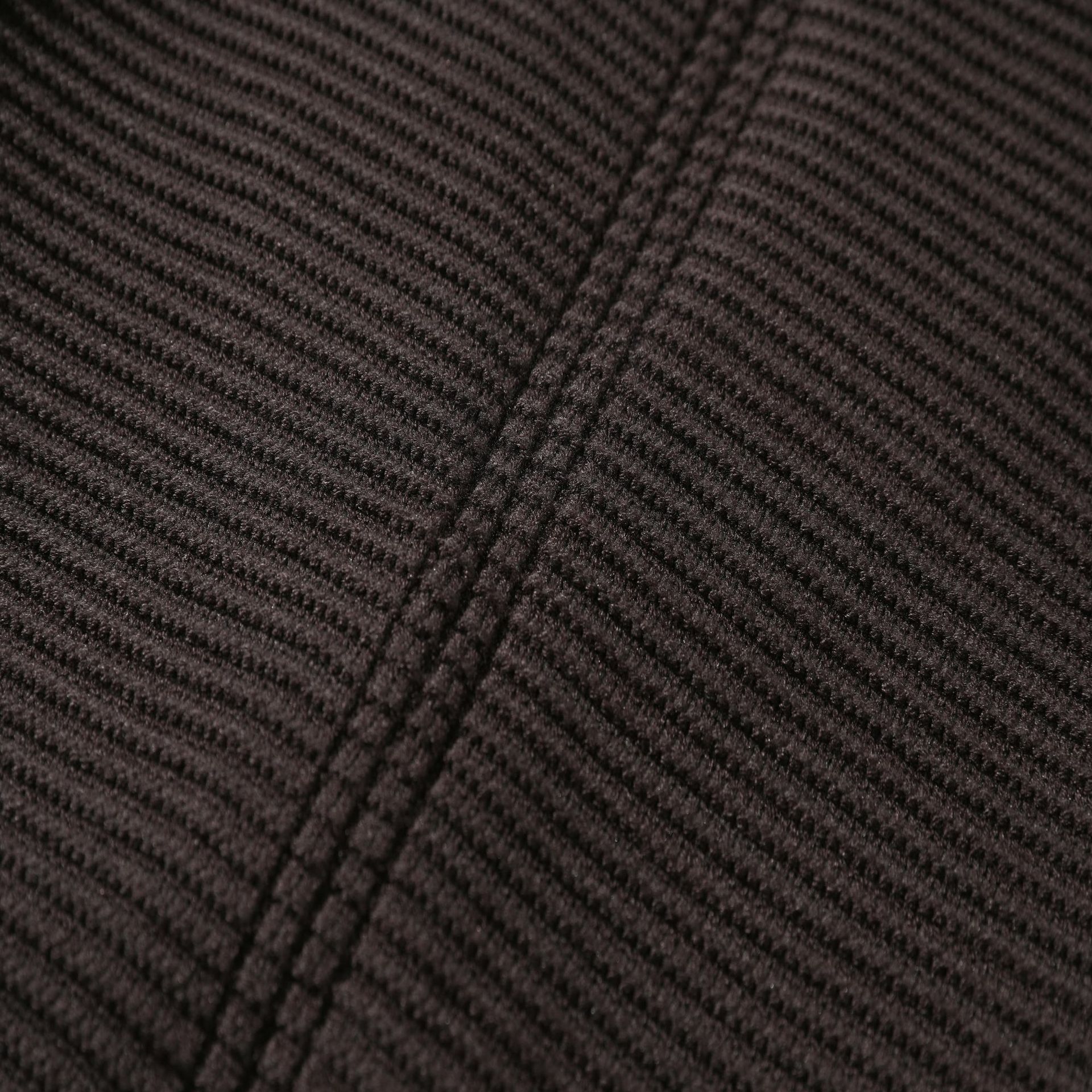 Cardigan oversized de manga larga de jacquard de nailon de ropa de trabajo japonesa
