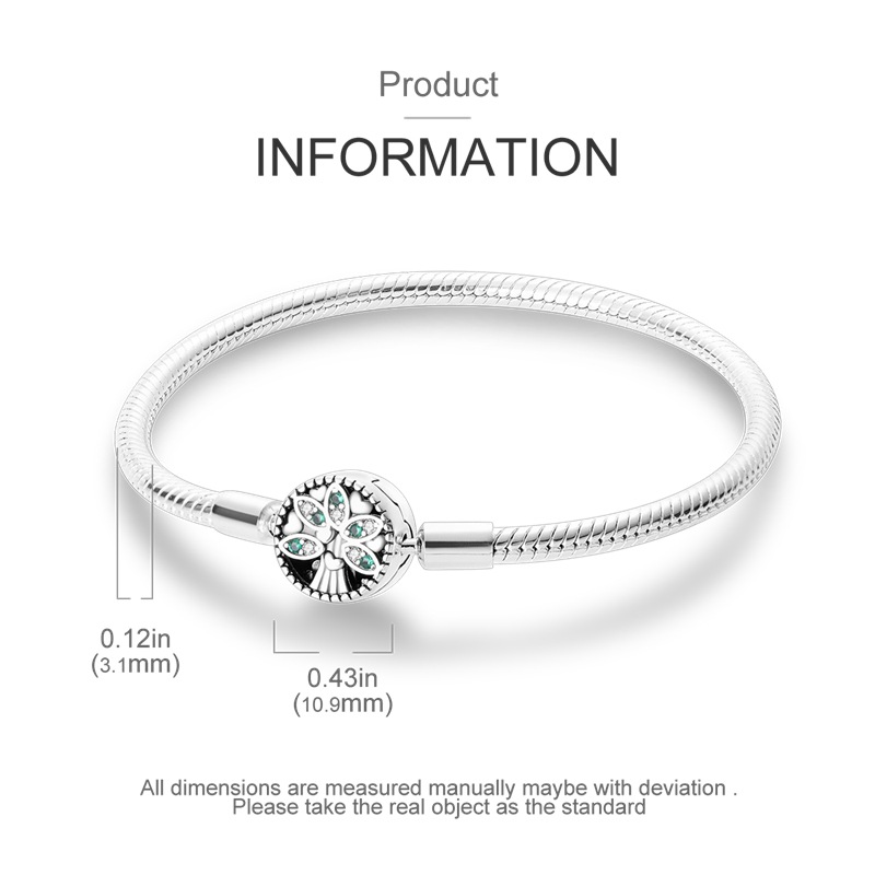Pulsera de eslabones de cuentas hecha a mano con motivos de vida marina