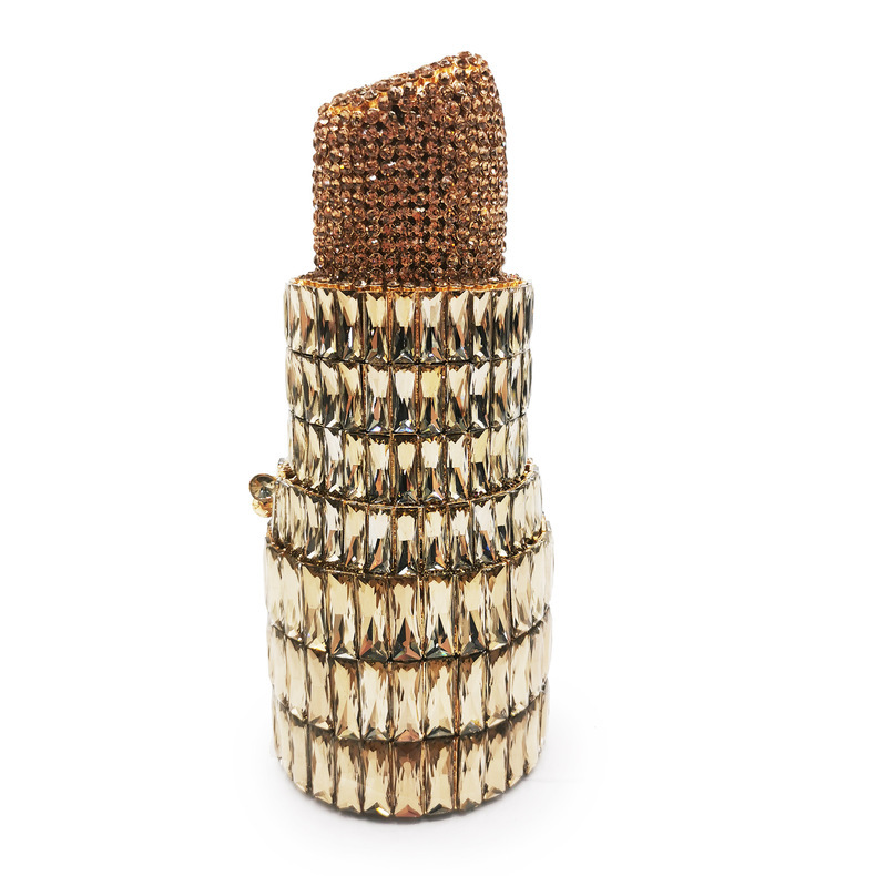 Estuche de lentejuelas en forma de tubo de labial