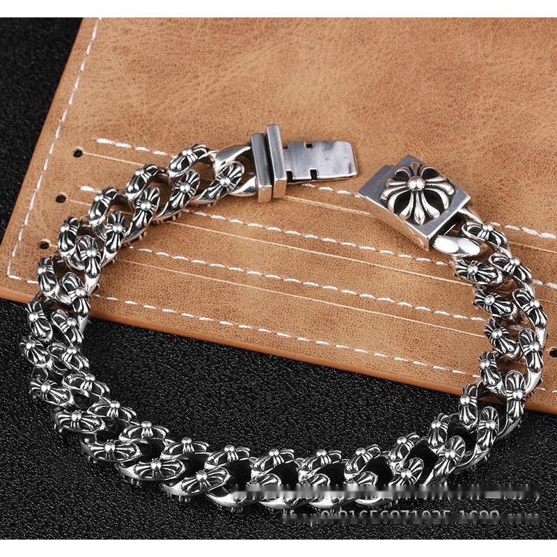 Pulsera unisex retro de cobre con múltiples motivos