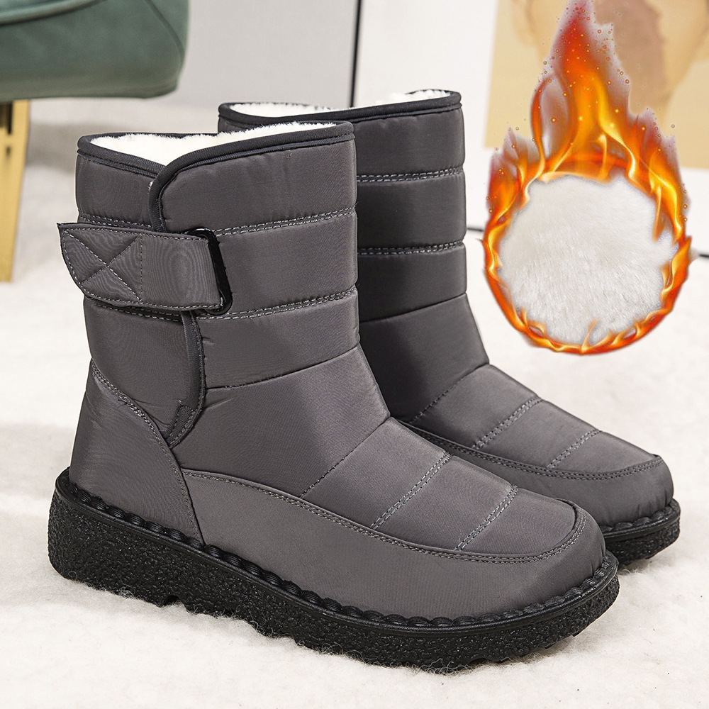 Botas de mujer altas aislantes contra el frío resistentes al agua