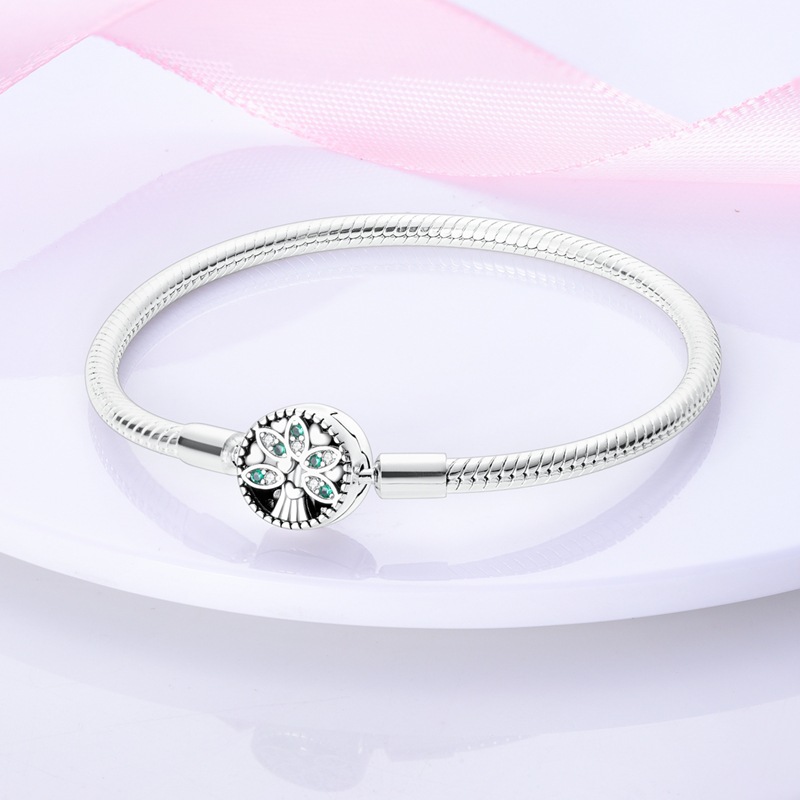 Pulsera de eslabones de cuentas hecha a mano con motivos de vida marina
