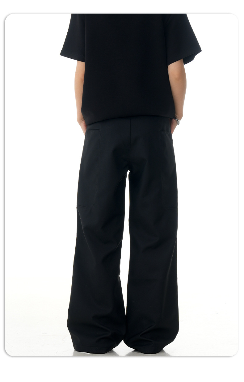 Pantalones de oficina holgados unisex