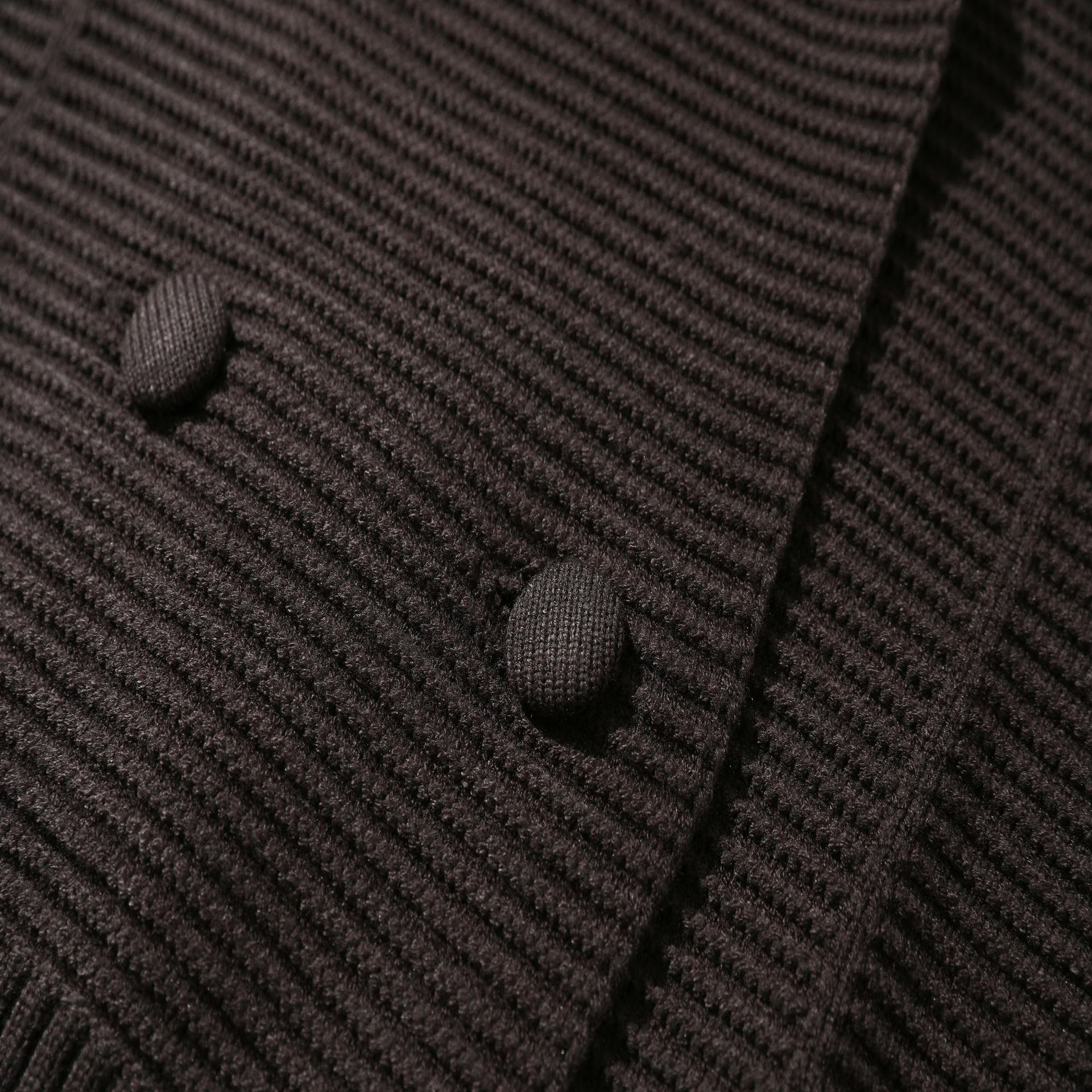 Cardigan oversized de manga larga de jacquard de nailon de ropa de trabajo japonesa