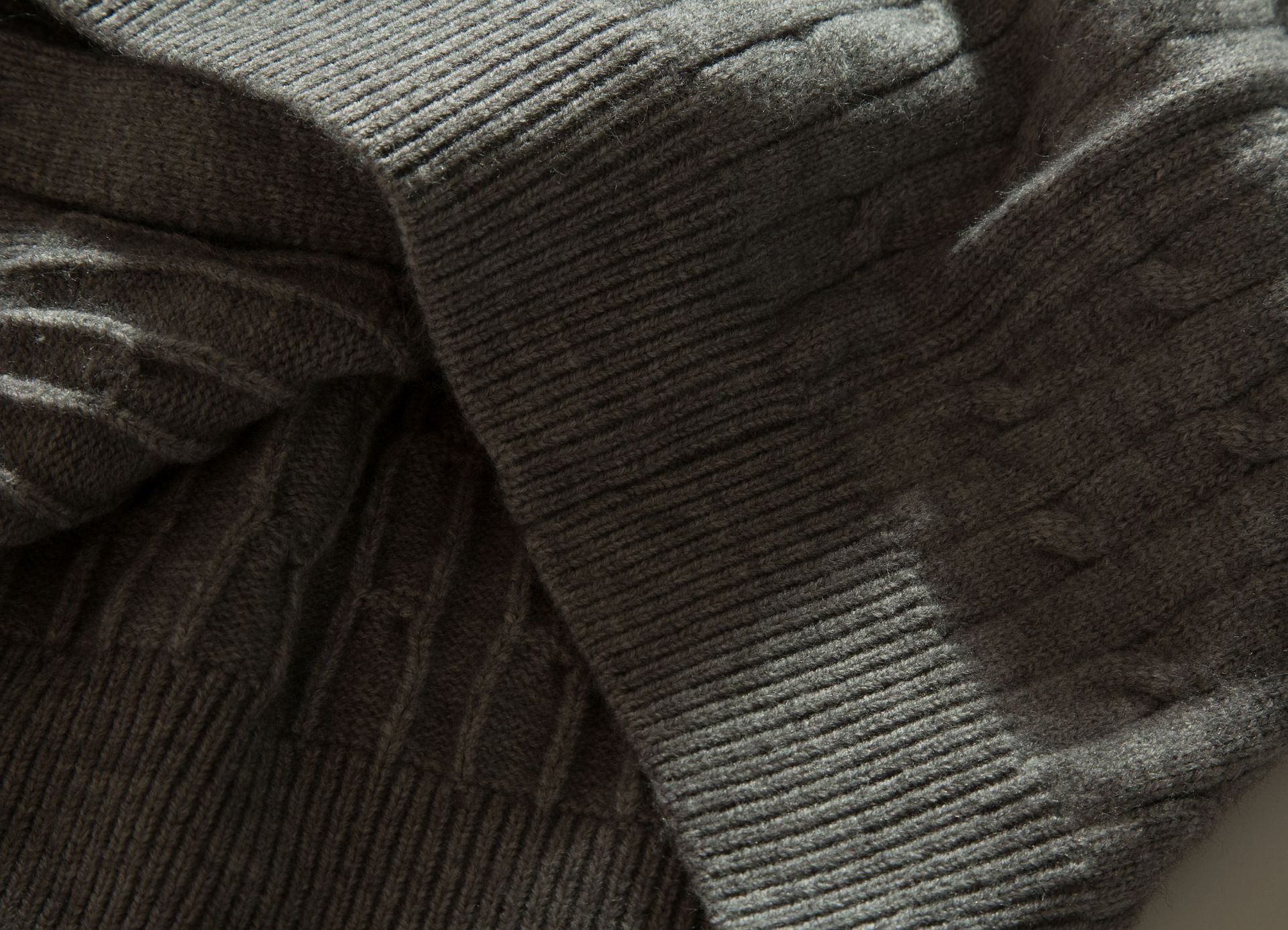 Cárdigan jacquard de acrílico con ajuste holgado y manga larga