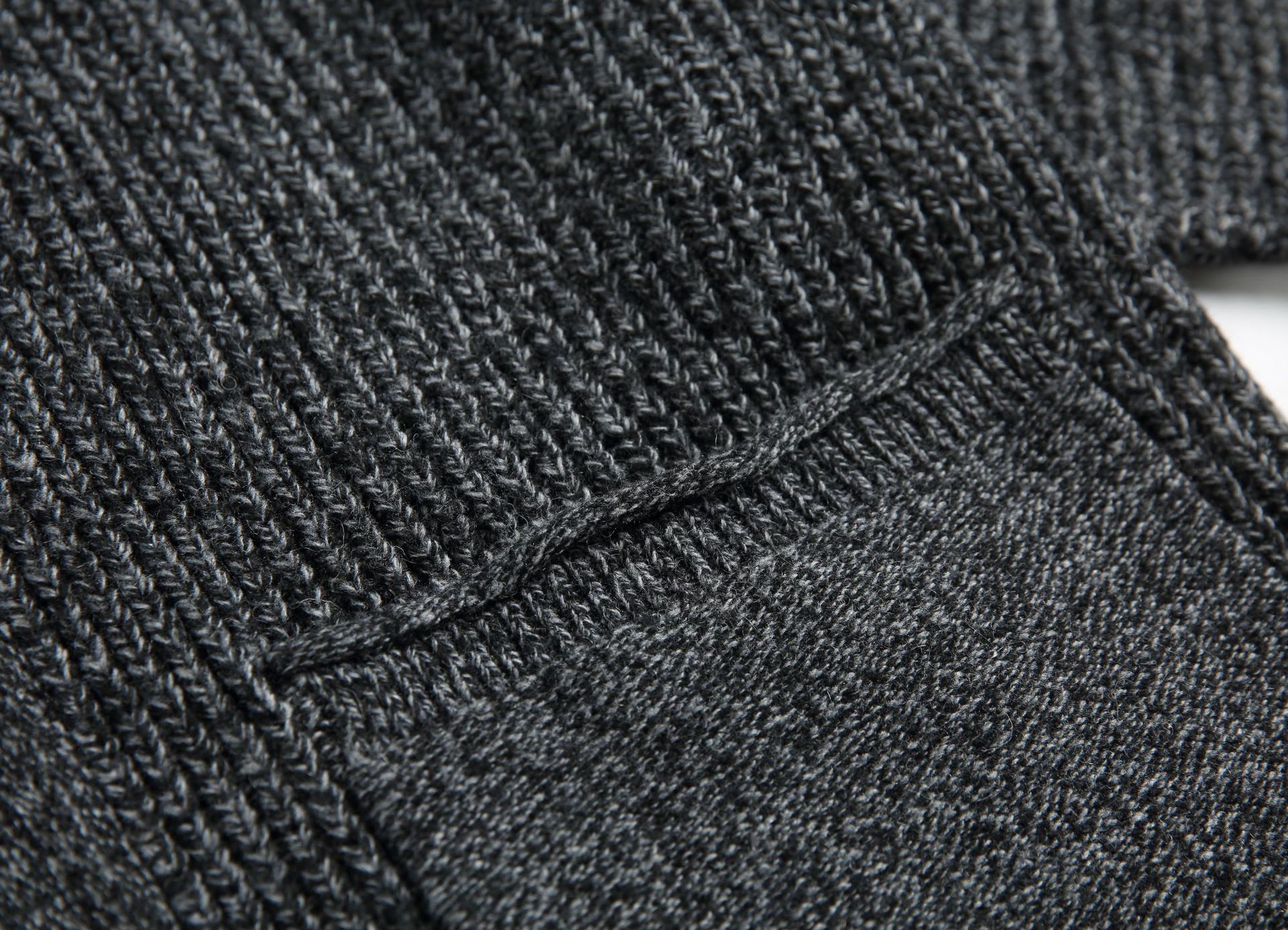 Cardigan de manga dolmán holgado liso de poliéster