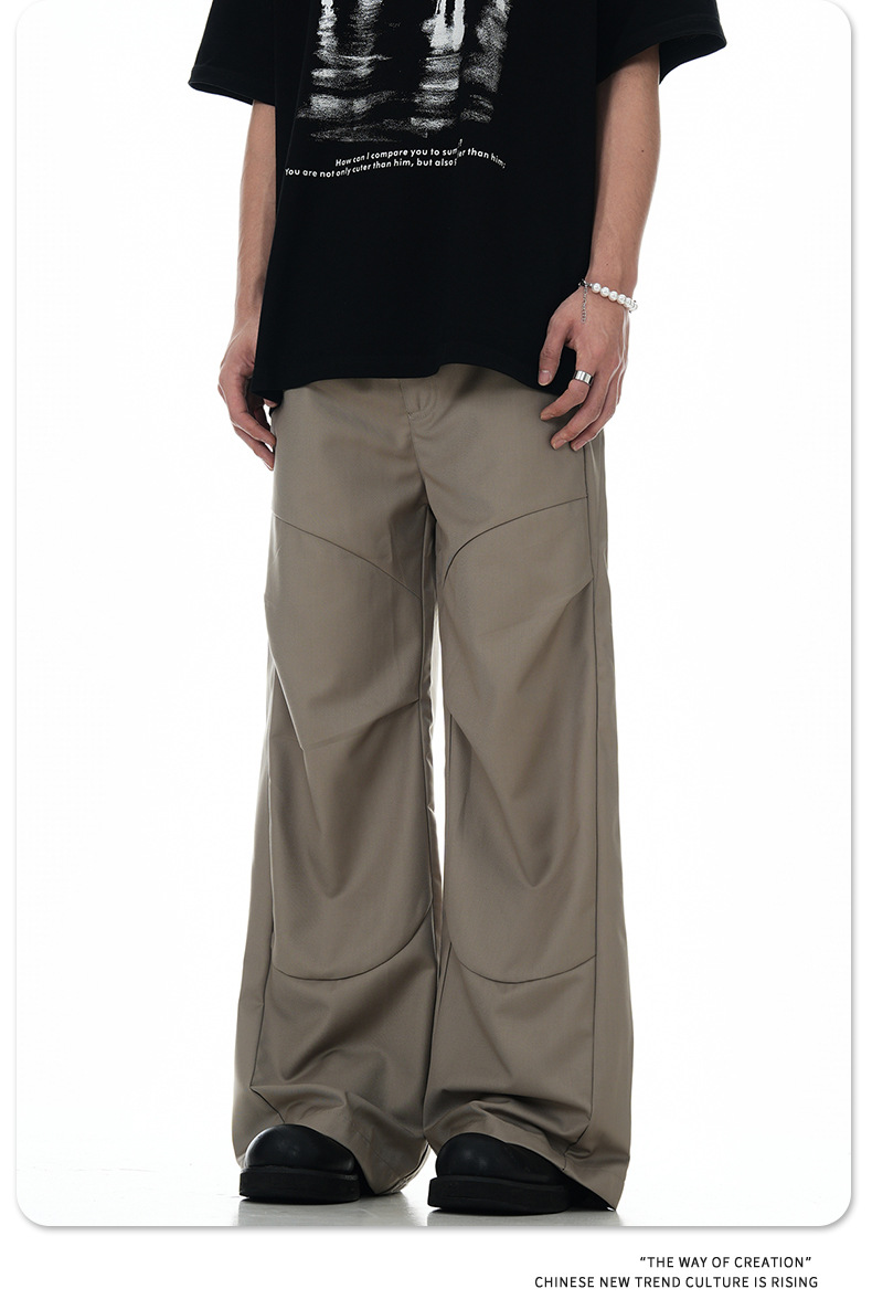 Pantalones de bambú de uso diario, corte relajado y pierna ajustada