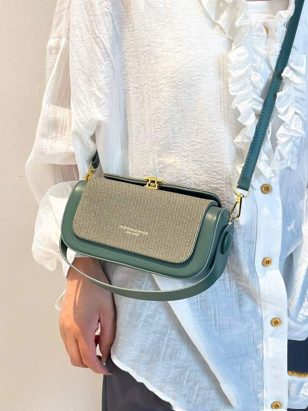 Bolso minimalista urbano mini rectangular de poliuretano