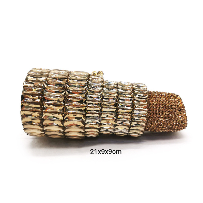 Estuche de lentejuelas en forma de tubo de labial