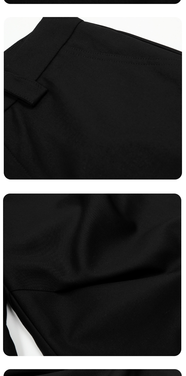 Pantalones cortos acampanados holgados de lavado a la piedra, unisex y de estilo clásico