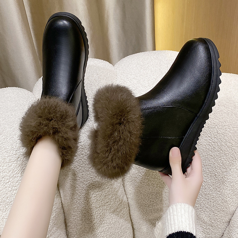 Zapatillas de casa gruesas aisladas antideslizantes de invierno