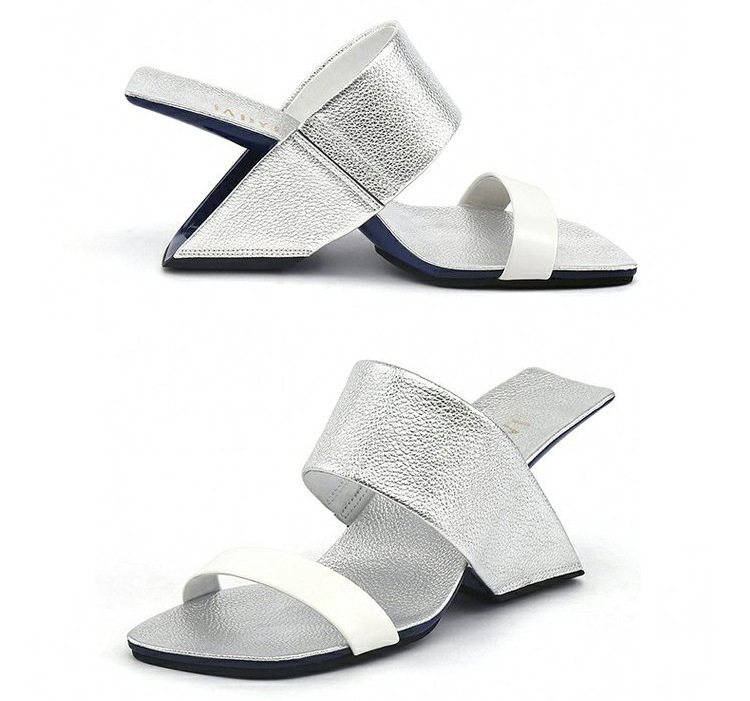 Pantuflas para mujer con bloque delantero de caja