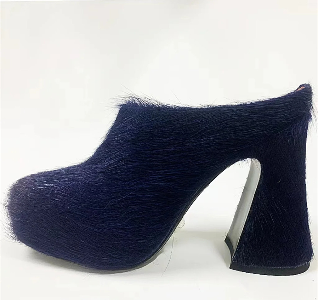 Mules de plataforma pastel para comodidad en el hogar