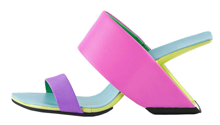Pantuflas para mujer con bloque delantero de caja