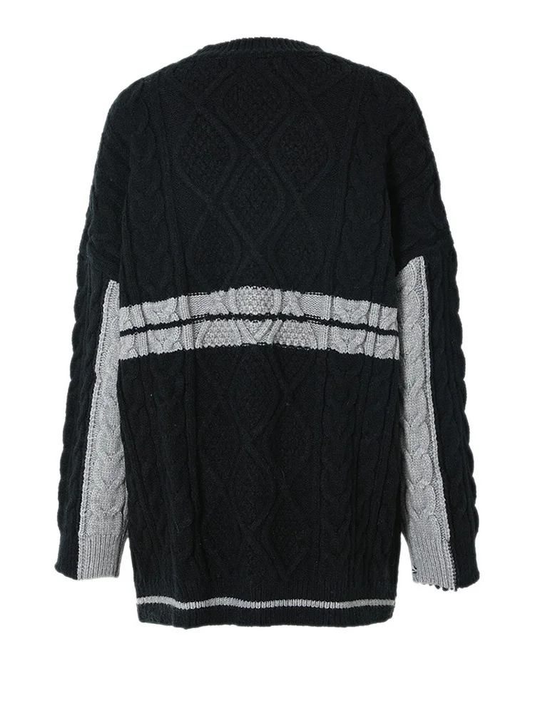 Suéter de punto oversized para mujeres