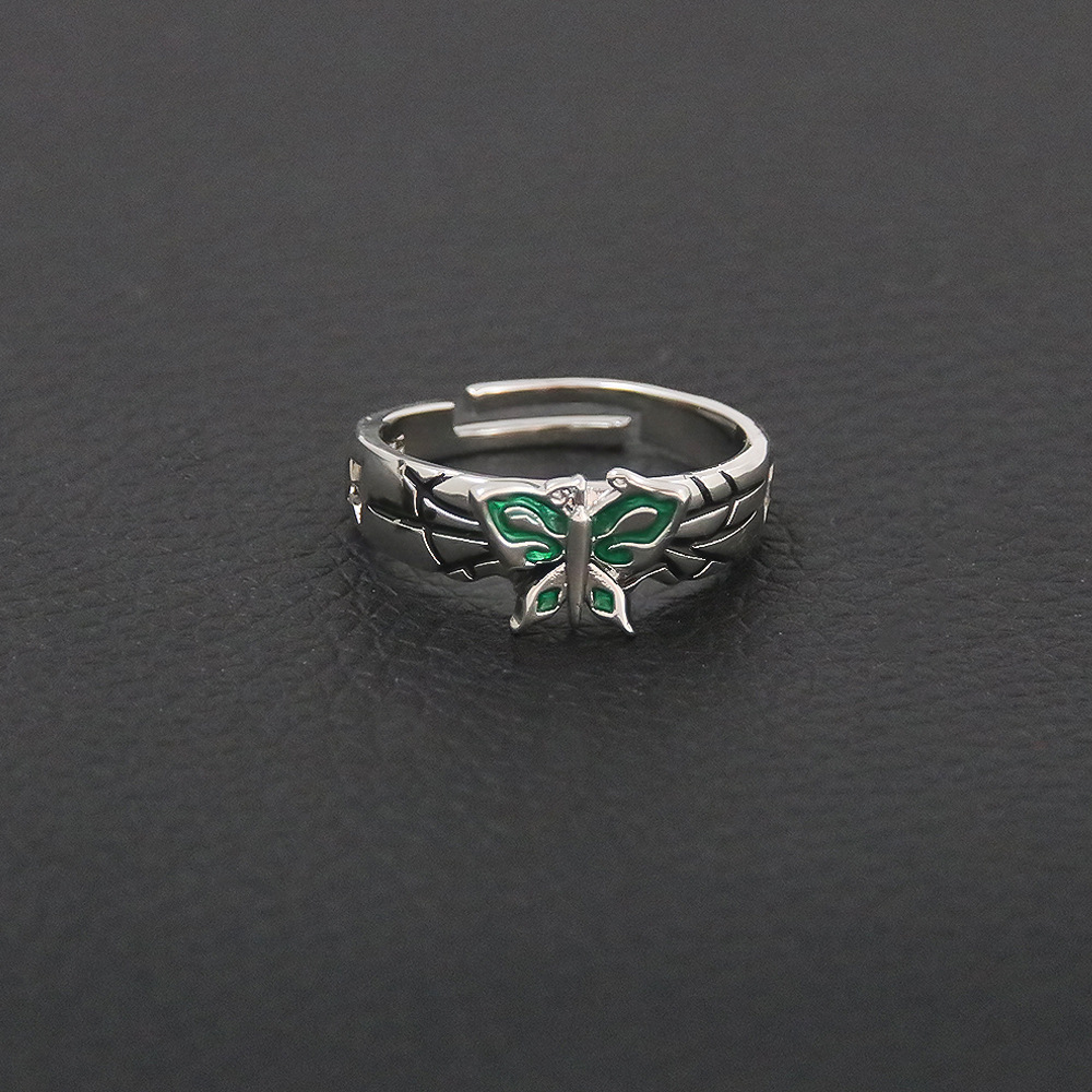 Anillo de aleación de naturaleza alada