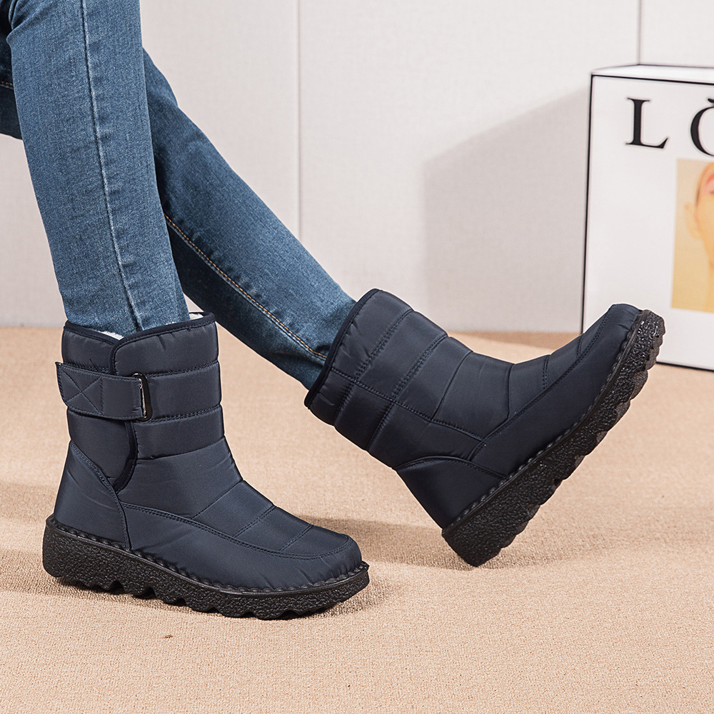 Botas de mujer altas aislantes contra el frío resistentes al agua