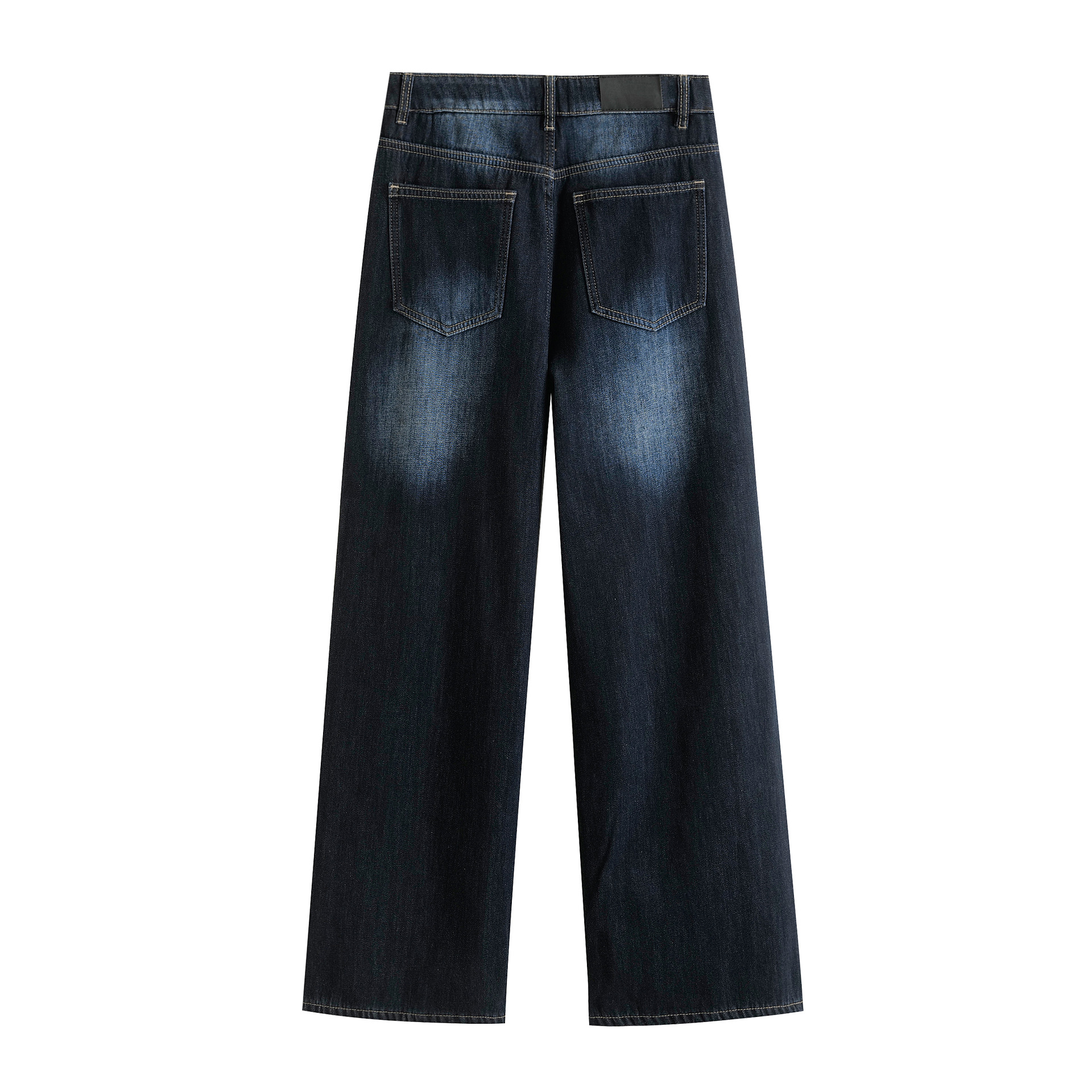Pantalones pitillo vintage de cinco bolsillos elásticos acogedores