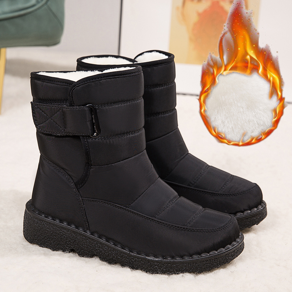 Botas de mujer altas aislantes contra el frío resistentes al agua