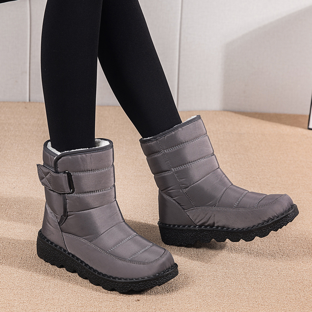 Botas de mujer altas aislantes contra el frío resistentes al agua