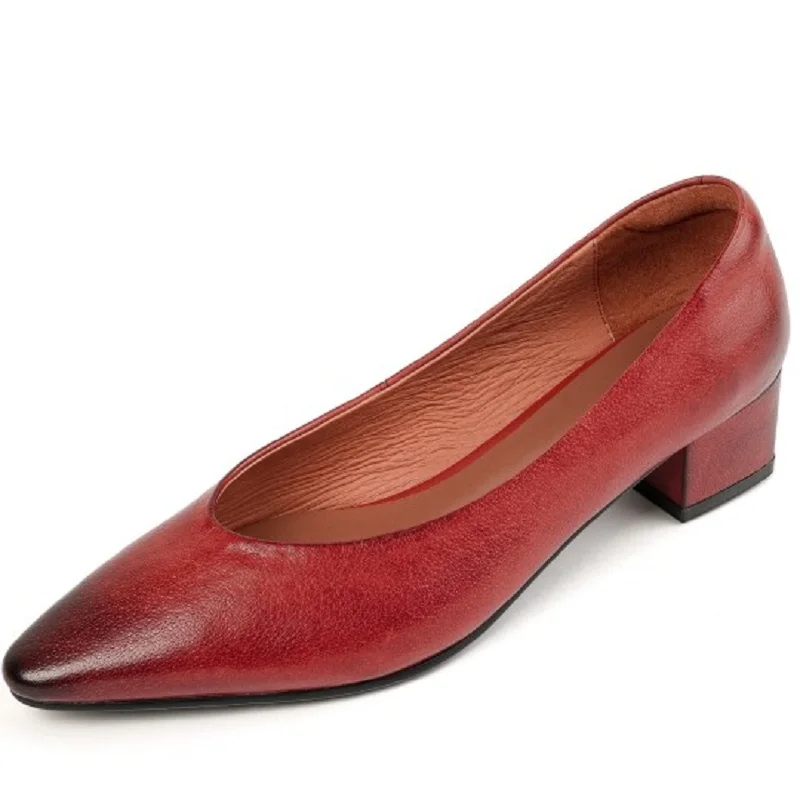 Zapatos de tacón bloque de vestir profesional para uso diario