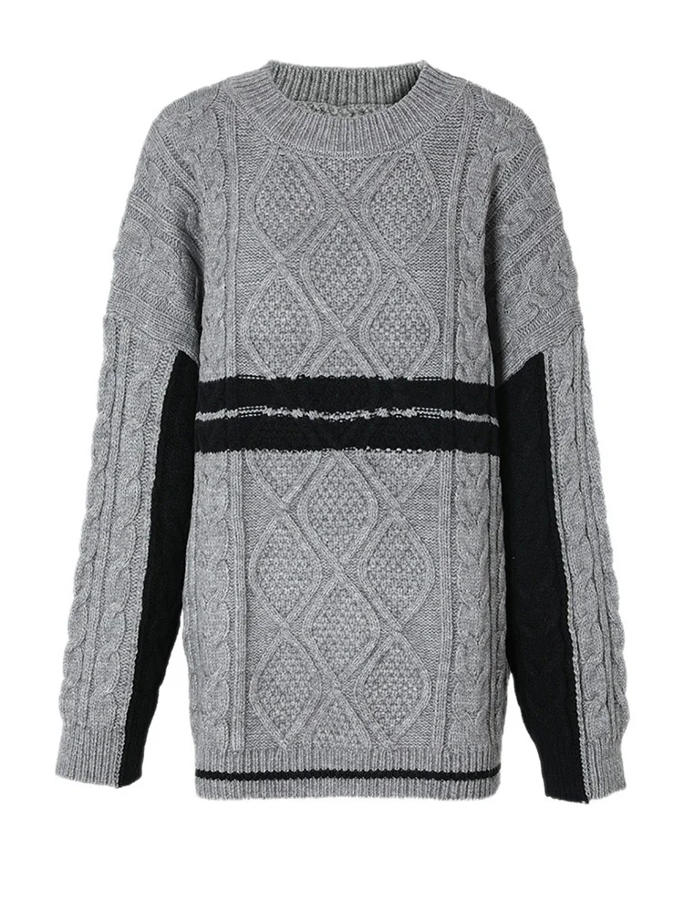 Suéter de punto oversized para mujeres