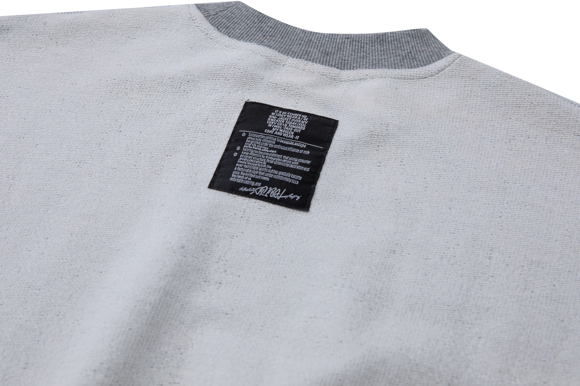 Sudadera con capucha oversize de mezcla de algodón con gráfico invertido y paneles de contraste