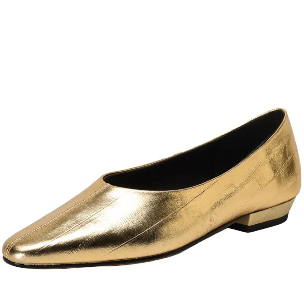 Zapato de salón clásico de piel de oveja para mujer