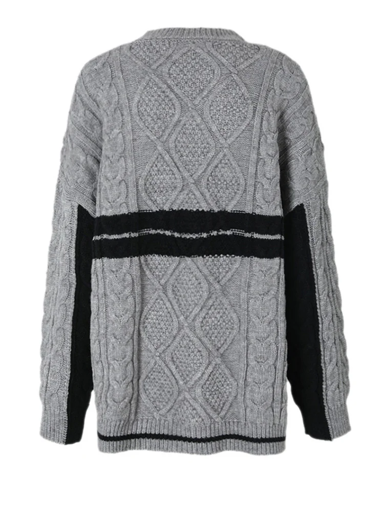 Suéter de punto oversized para mujeres
