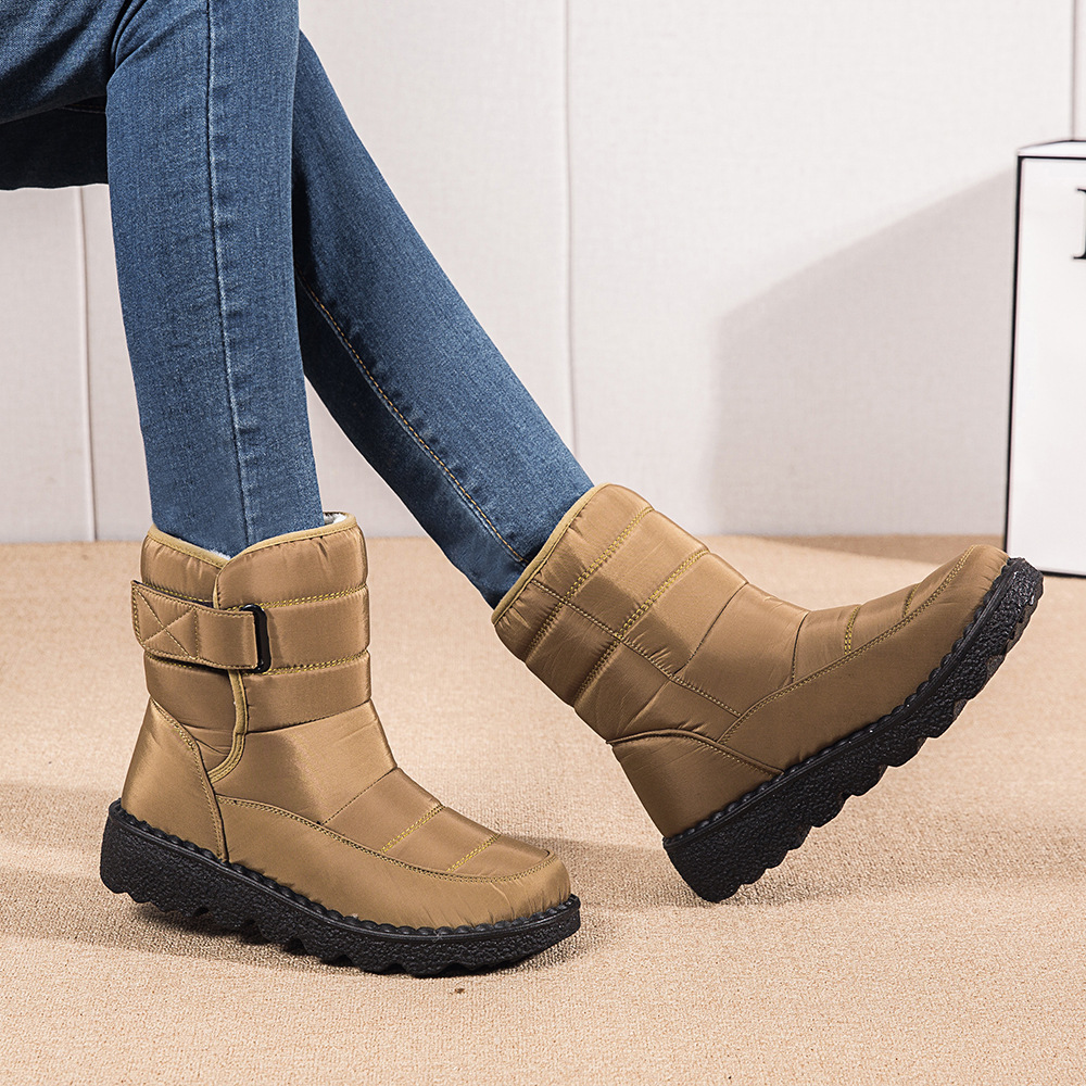 Botas de mujer altas aislantes contra el frío resistentes al agua