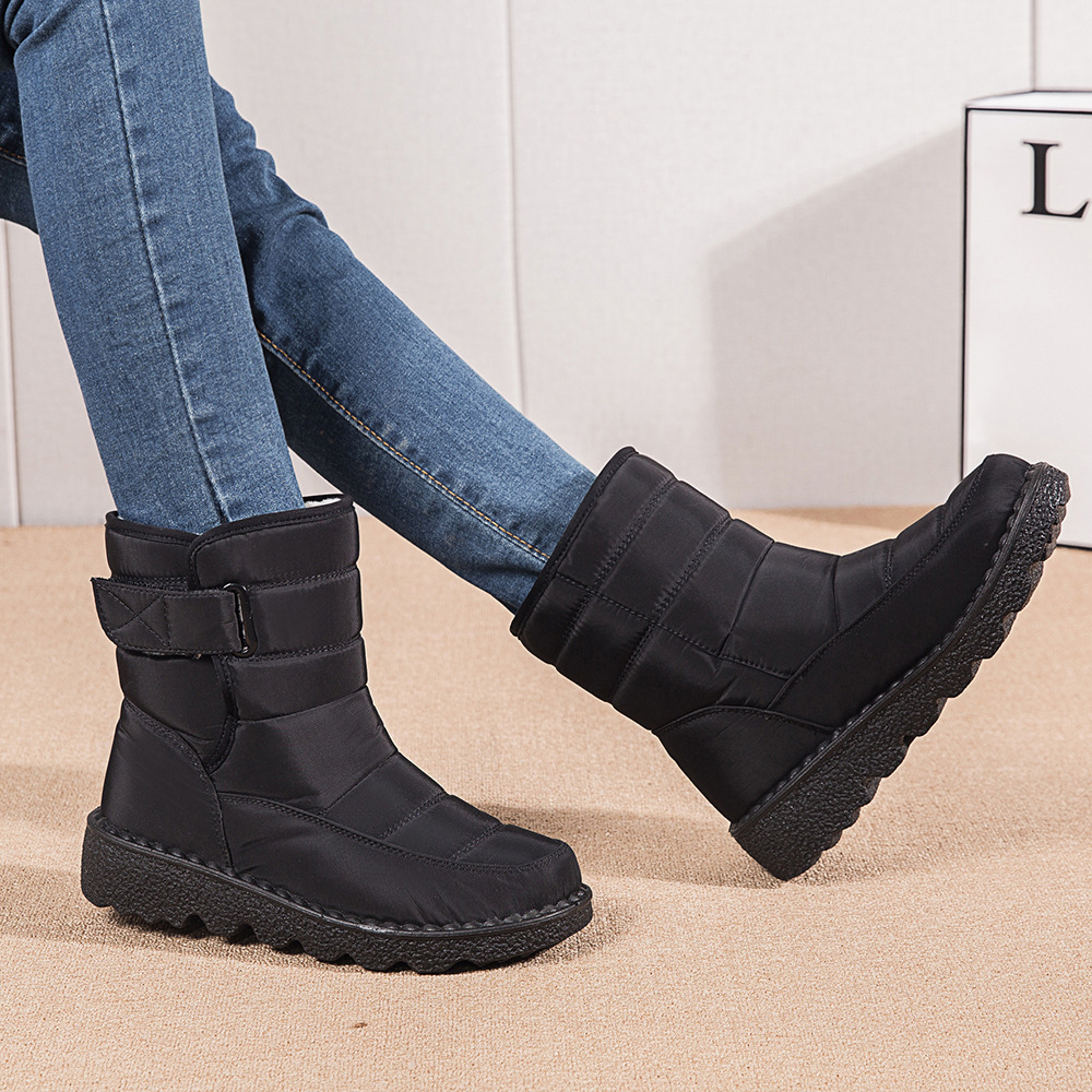 Botas de mujer altas aislantes contra el frío resistentes al agua