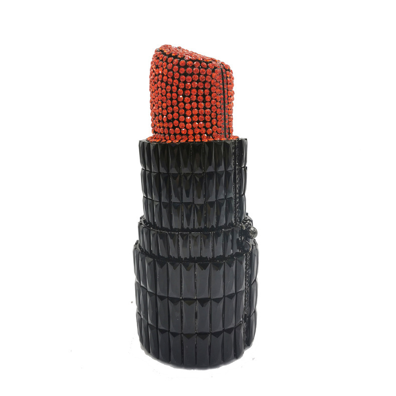 Estuche de lentejuelas en forma de tubo de labial