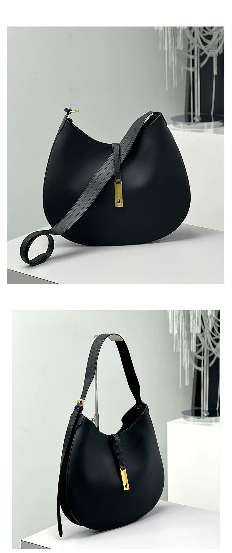 Bolso Carryall Holgado con Fruncido para Mujer