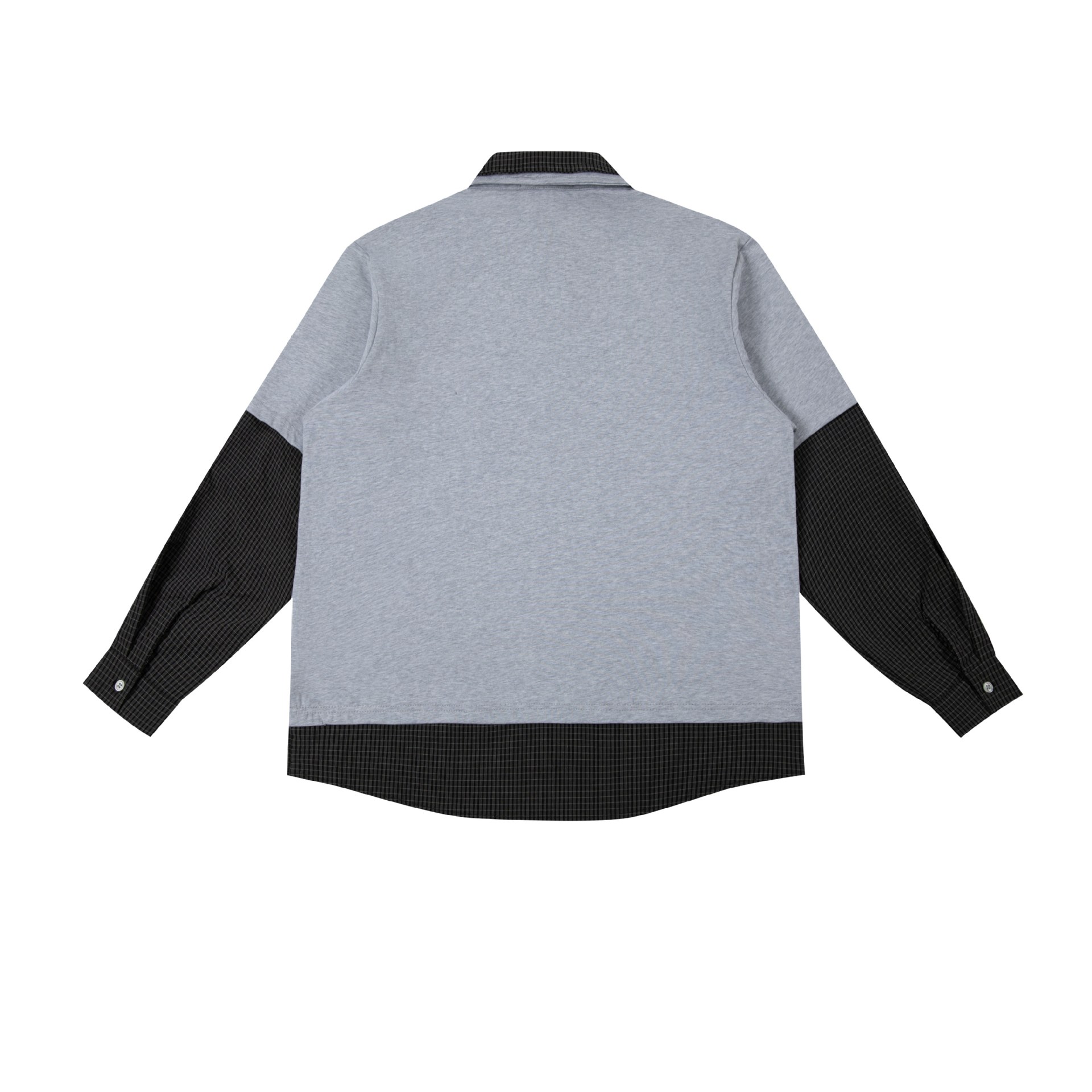 Sudadera con capucha oversized de algodón con capa simulada y letra