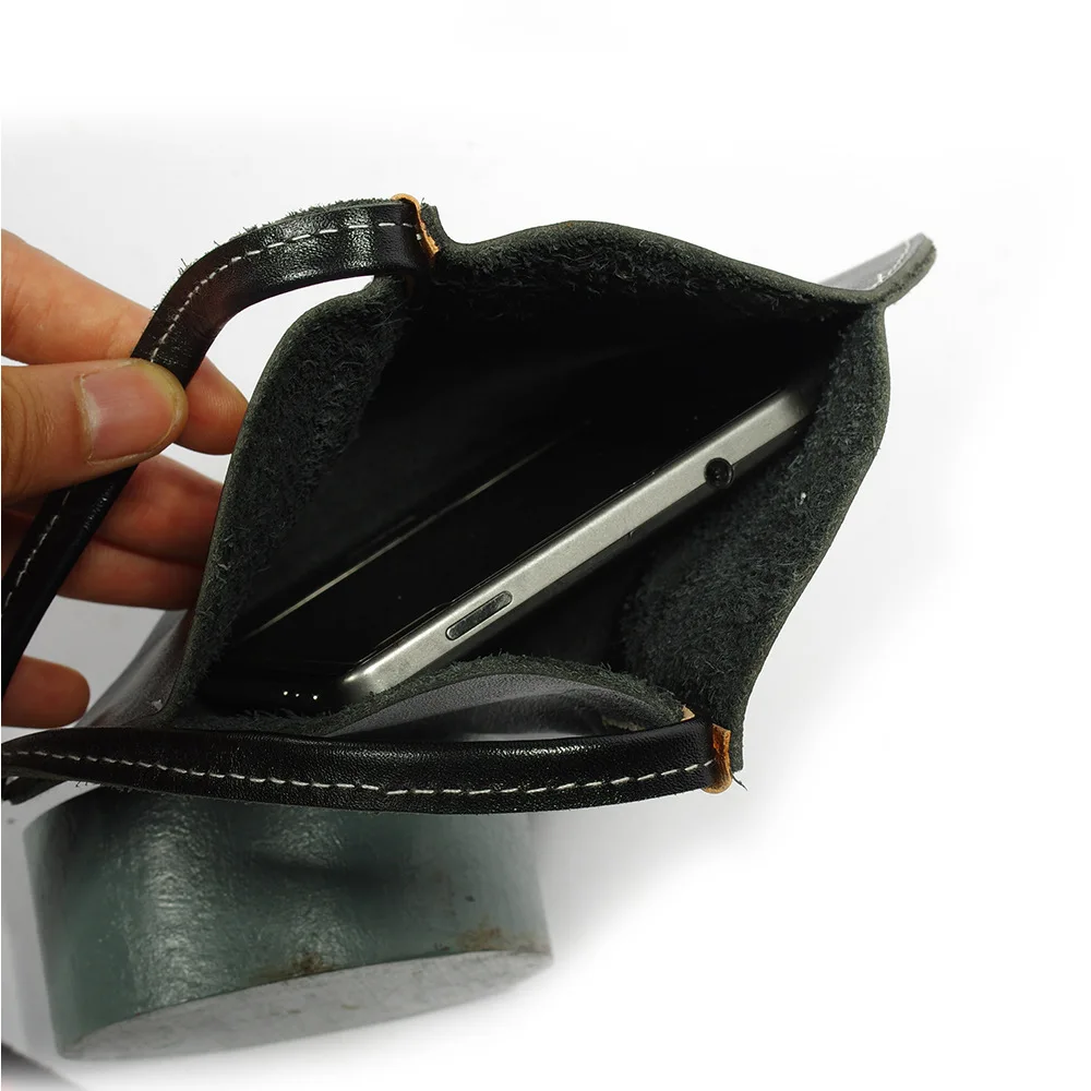 Bolso Clutch Mini de Cuero Genuino