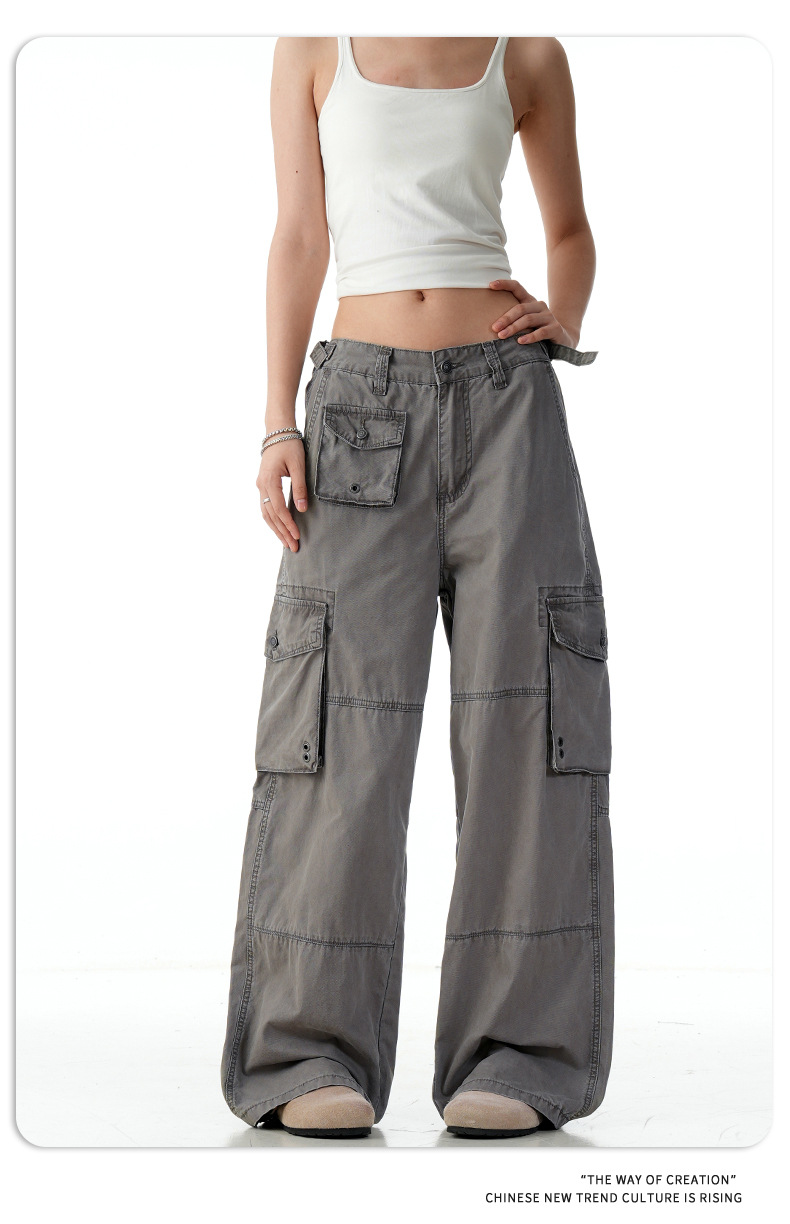 Pantalones utilitarios unisex de largo completo favorecedores