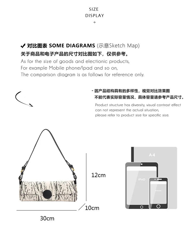 Bolso bandolera de microfibra pequeño