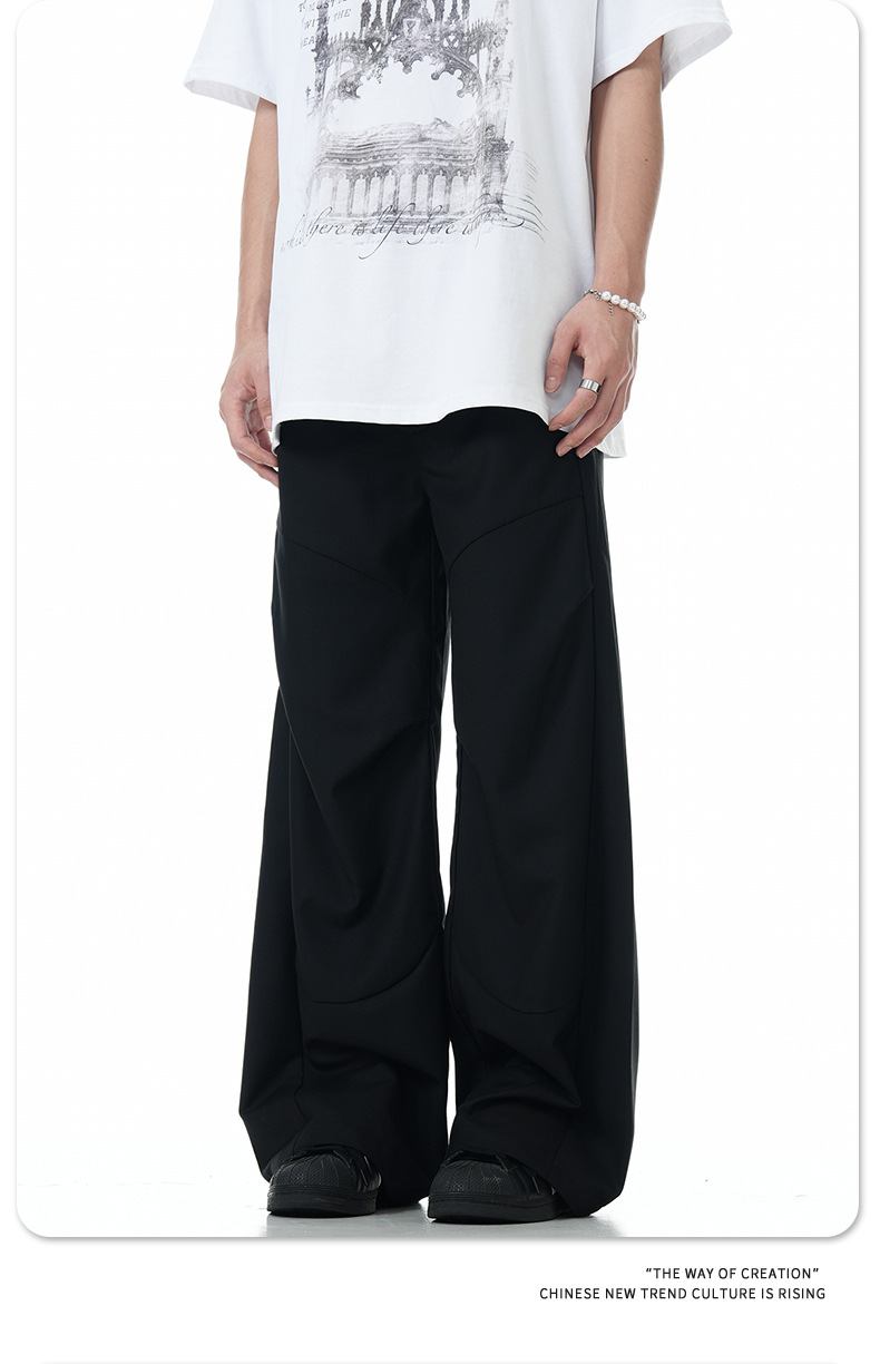 Pantalones de bambú de uso diario, corte relajado y pierna ajustada