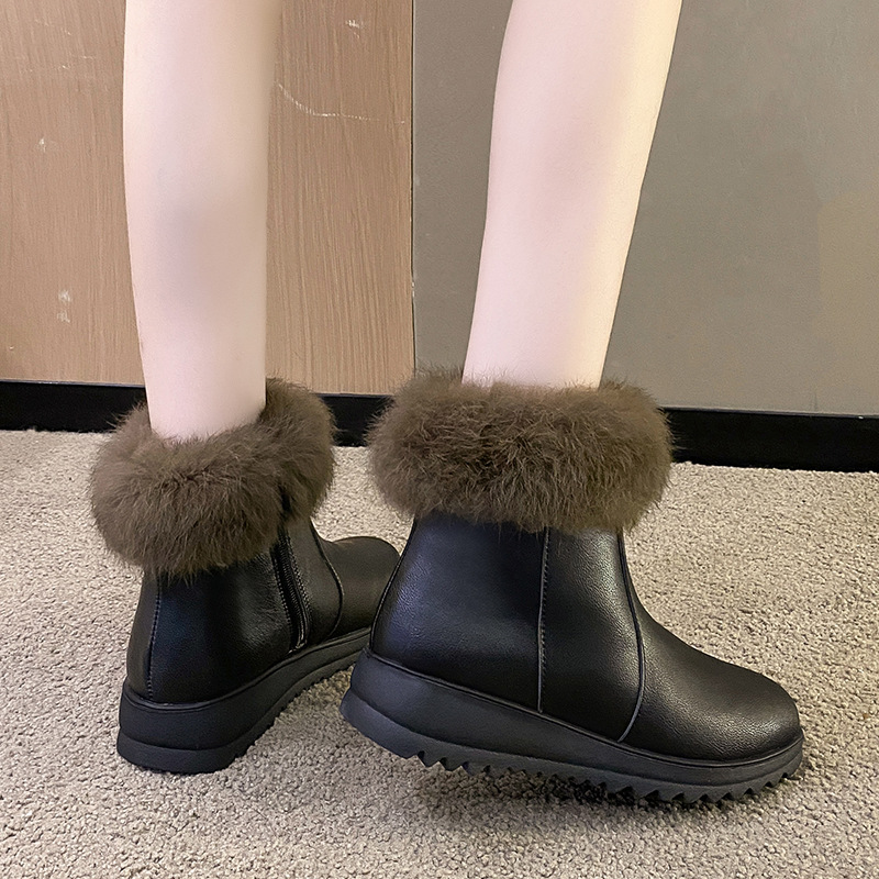 Zapatillas de casa gruesas aisladas antideslizantes de invierno