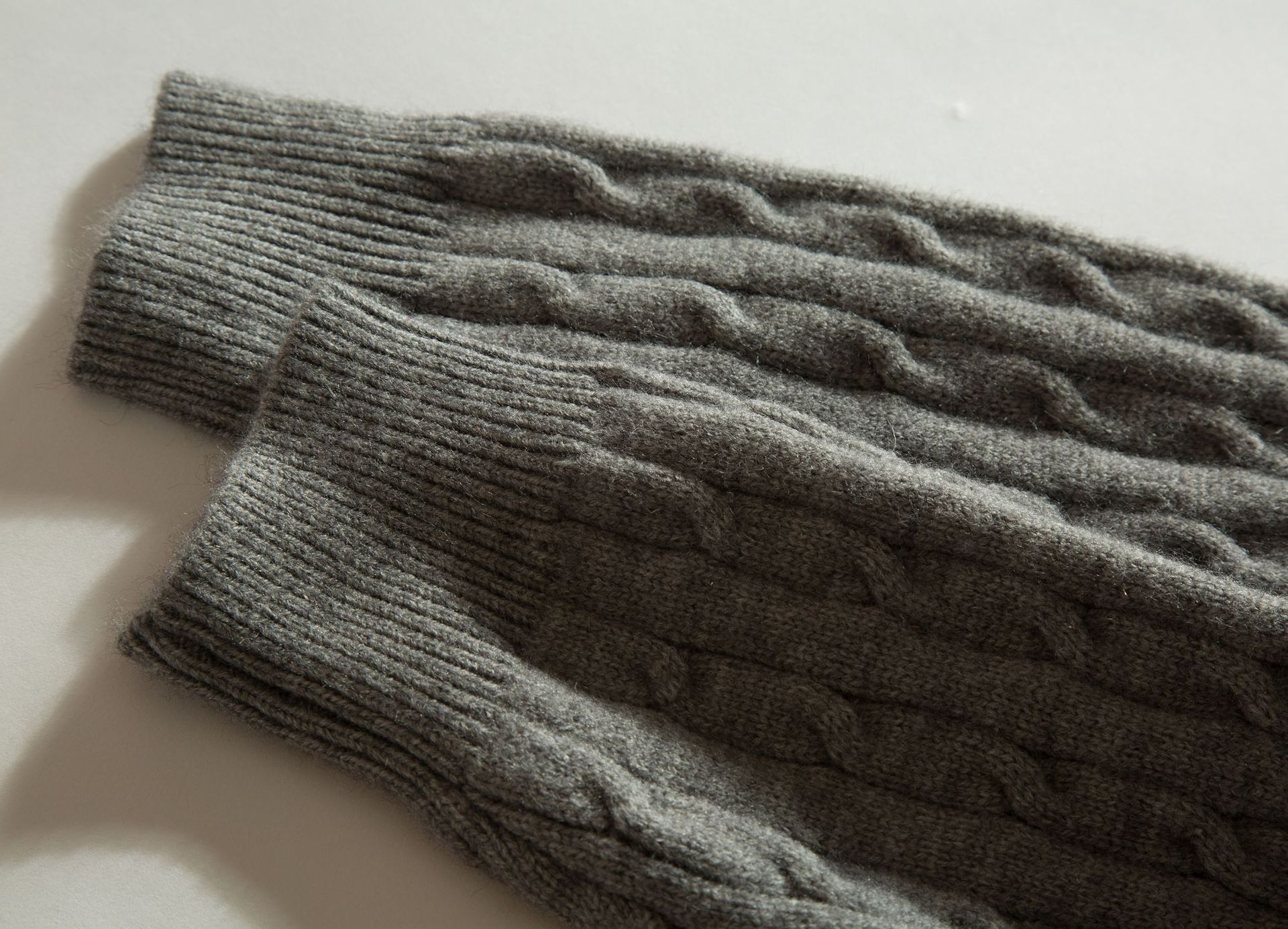 Cárdigan jacquard de acrílico con ajuste holgado y manga larga