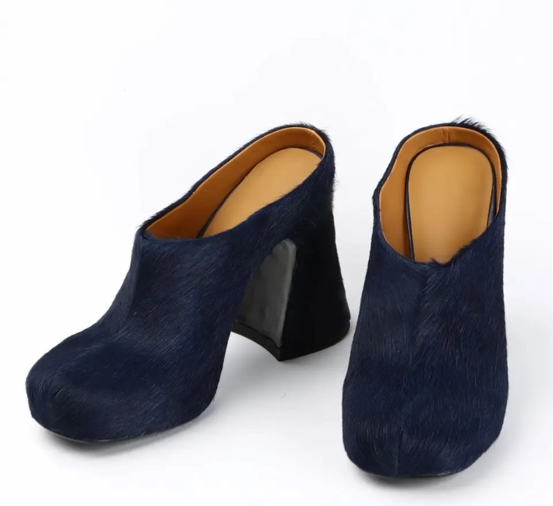 Mules de plataforma pastel para comodidad en el hogar