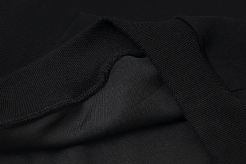 Sudadera con capucha oversized de algodón con letras bordadas utilitaria