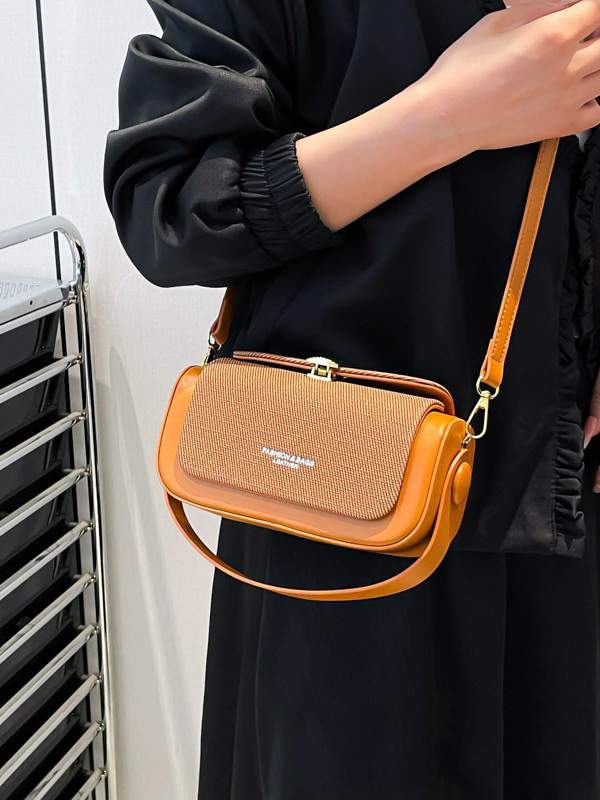 Bolso minimalista urbano mini rectangular de poliuretano