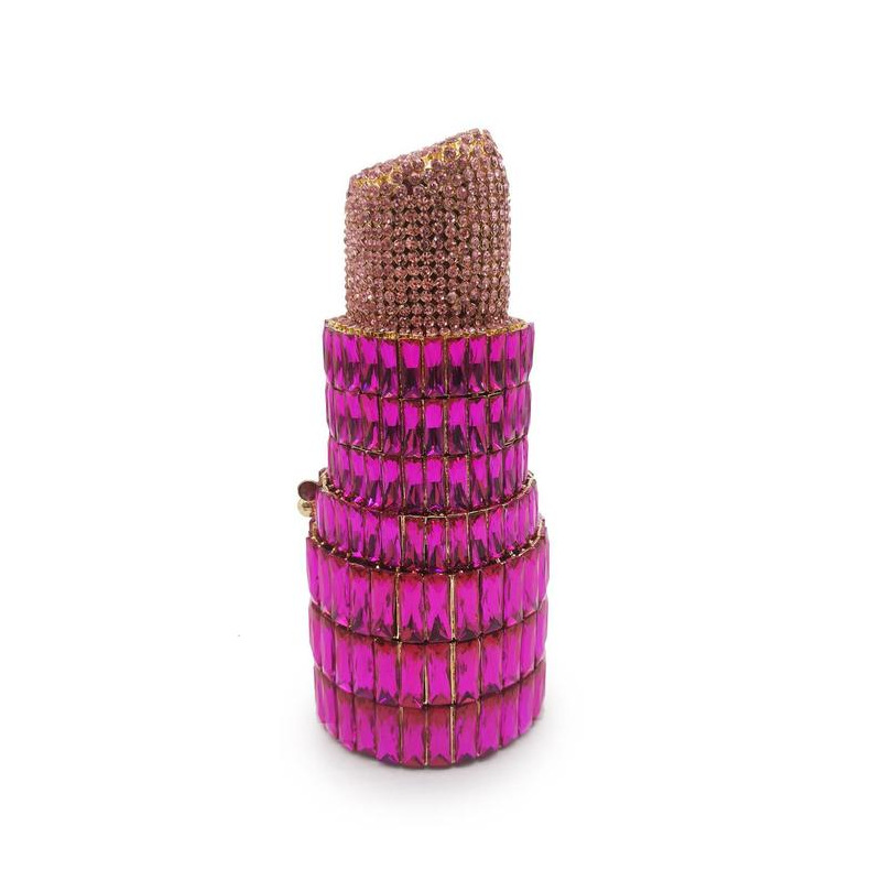 Estuche de lentejuelas en forma de tubo de labial