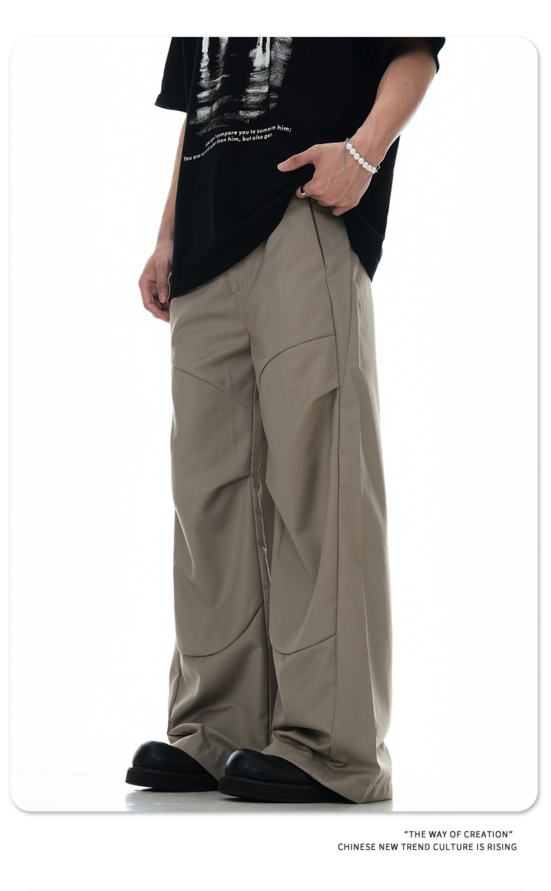 Pantalones de bambú de uso diario, corte relajado y pierna ajustada