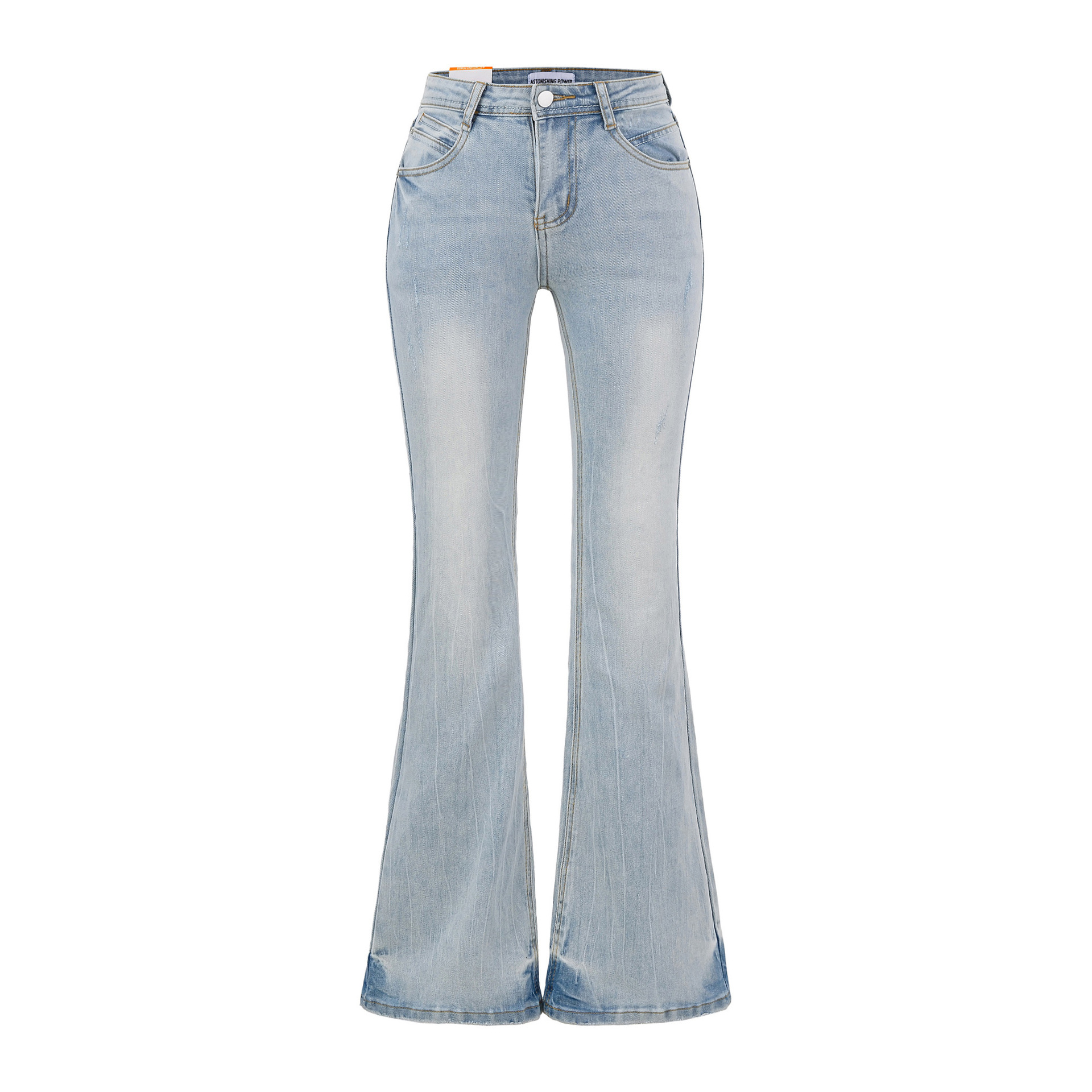 Pantalones skinny retro de cintura alta para niños