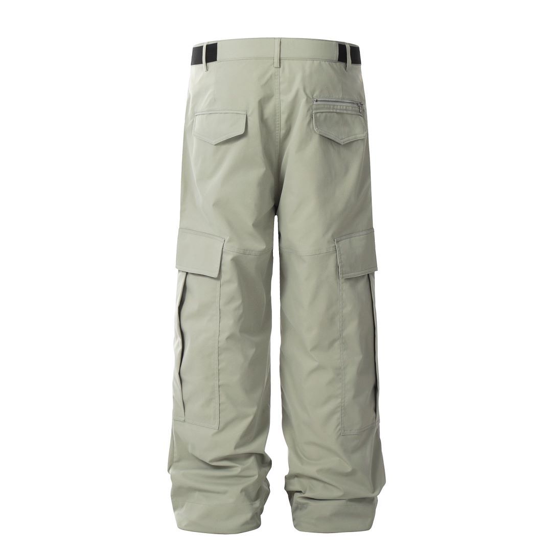 Pantalones cargo unisex de estilo High Street, corte regular de pierna, con elasticidad